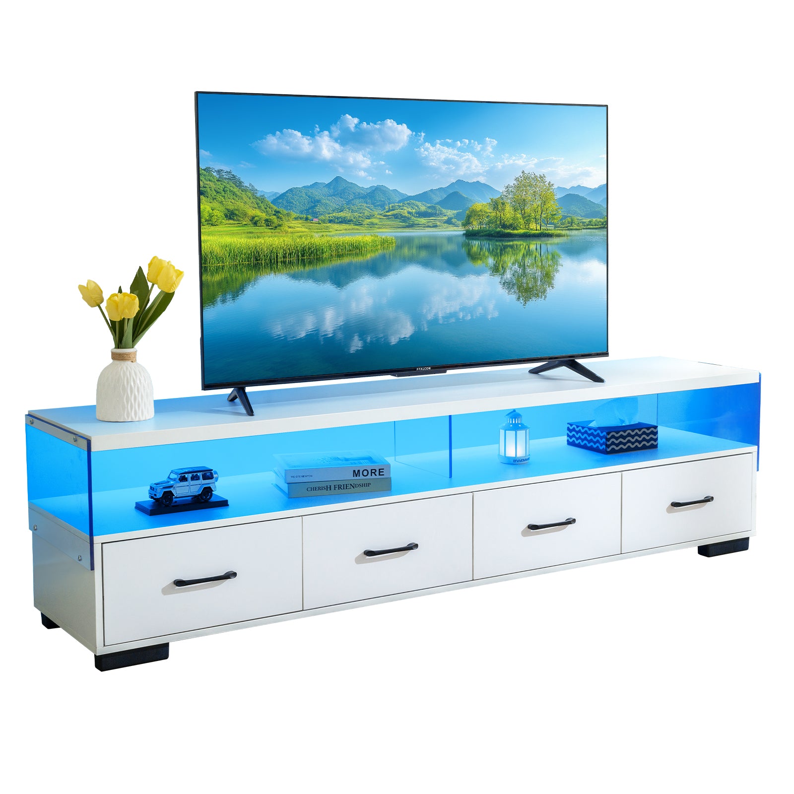 4-Drawer TV Stand for TV's up to 80